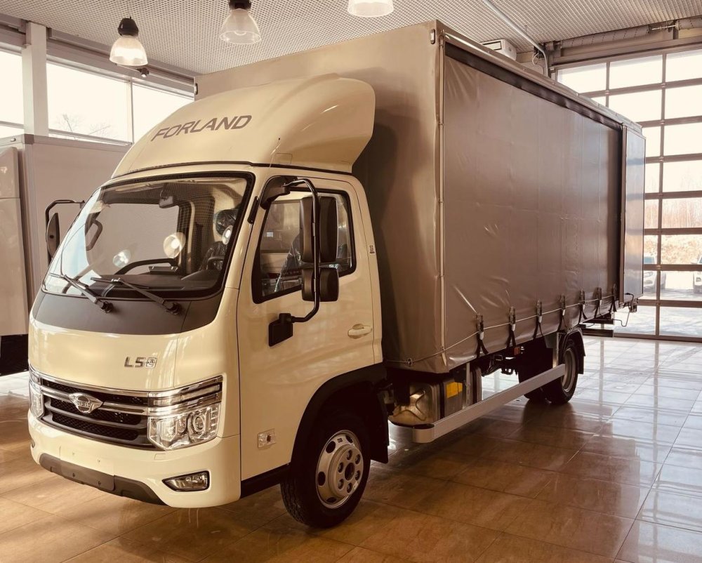 Бортовая платформа со сдвижным тентом Forland 3 (3,5 т, колёсная база 3800) фото