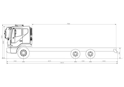 Шасси Daewoo Novus CL7AF фото