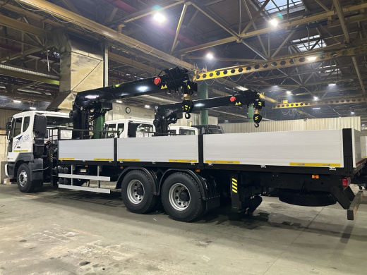 Бортовой автомобиль Daewoo Novus СL8CF c КМУ SK-V816 фото