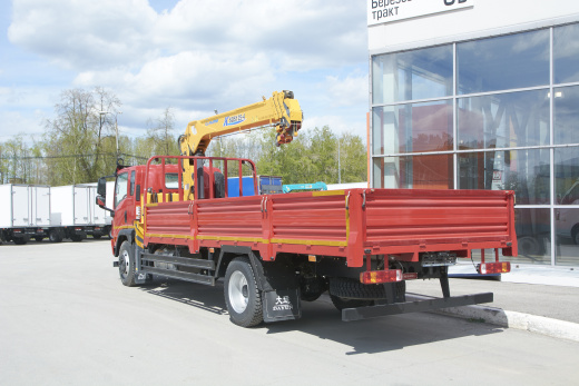 Бортовой автомобиль с КМУ Dayun X120 CGC 1120D фото