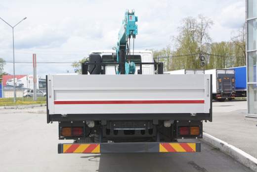 Бортовой автомобиль с КМУ DAEWOO Novus CC4CT фото