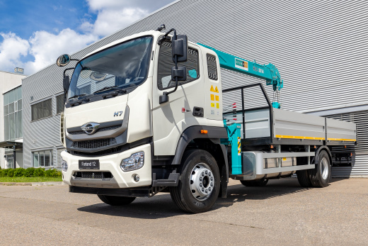 Бортовой автомобиль с КМУ Forland 12 фото