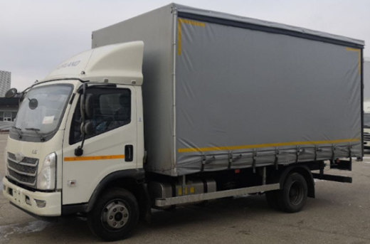 Бортовая платформа со сдвижным тентом Forland 8 (8 т, колёсная база 4500) фото