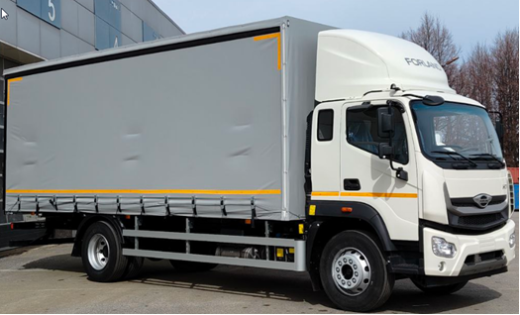 Бортовая платформа со сдвижным тентом Forland 12 (12 т, колёсная база 5150) фото